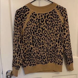 Jcrew leopard sweater